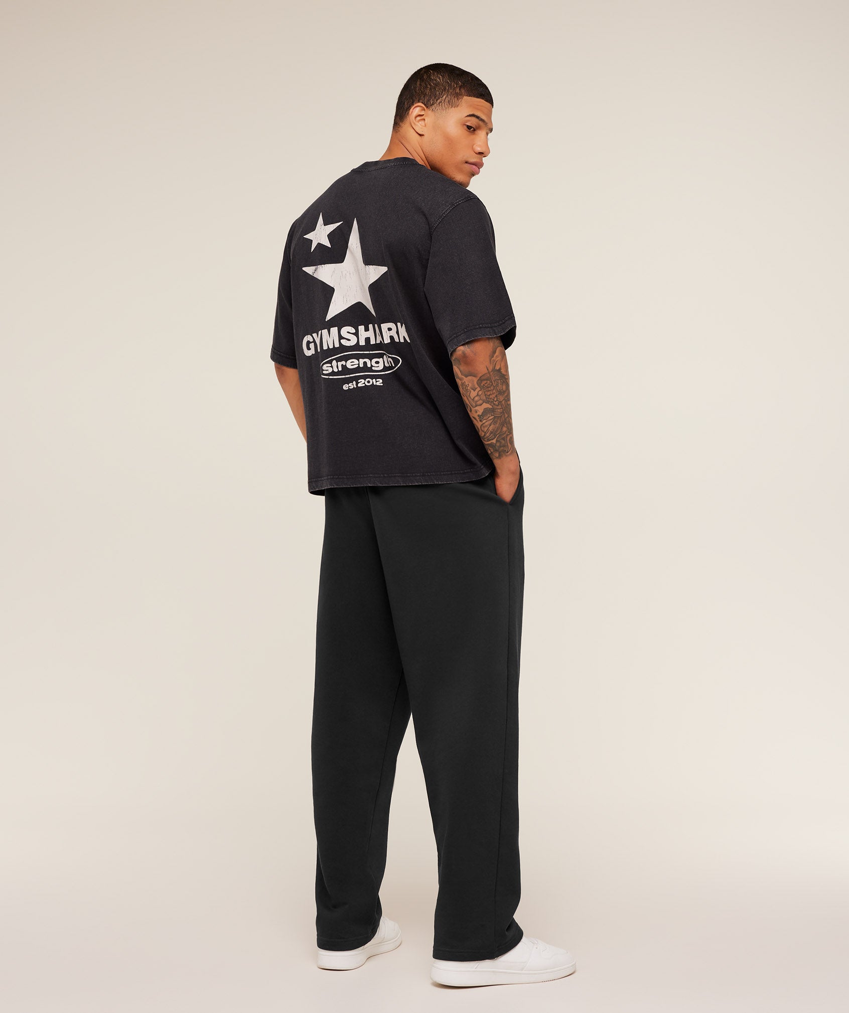 Strength Stars Washed Graphic T-Shirt