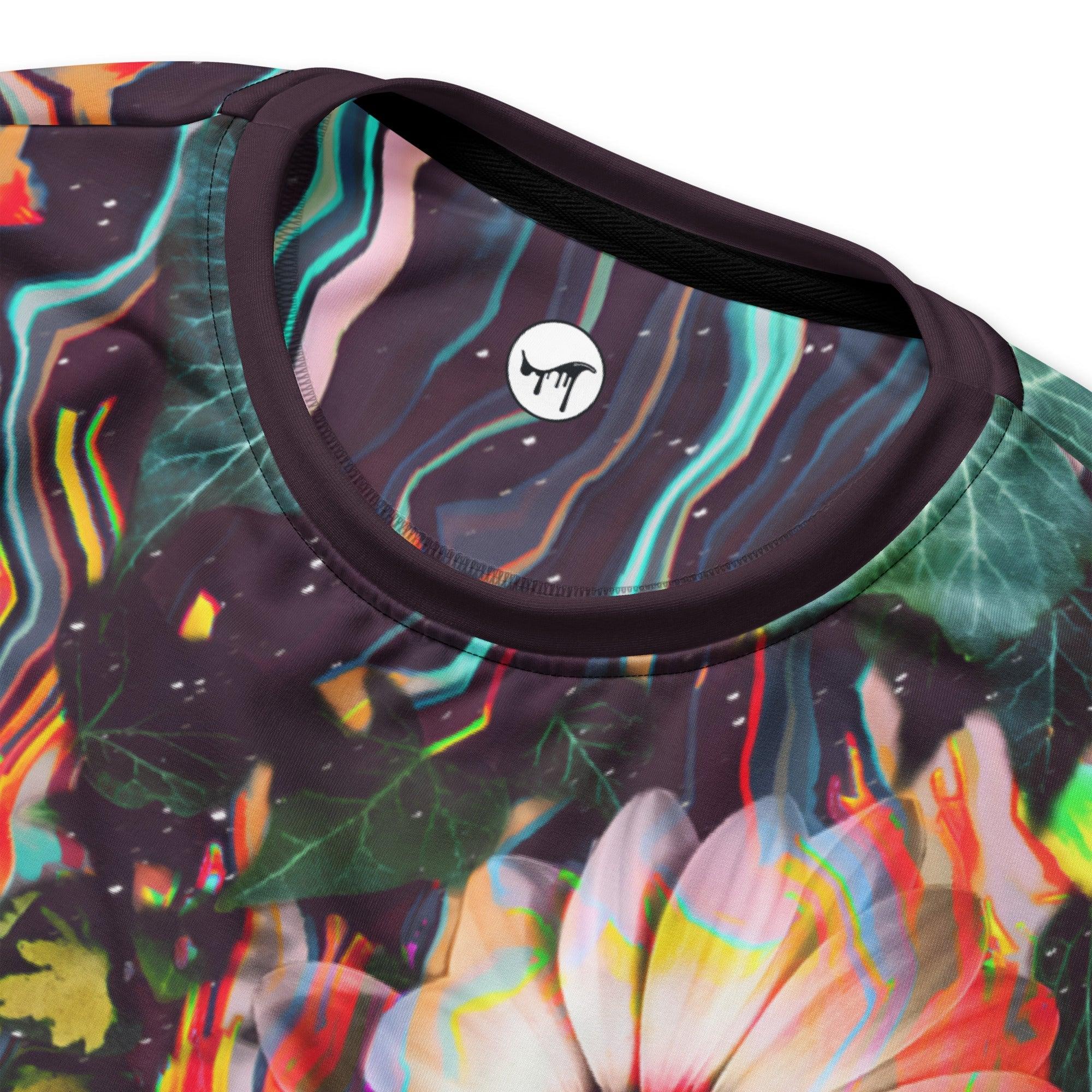Floral Glitch Sweatshirt