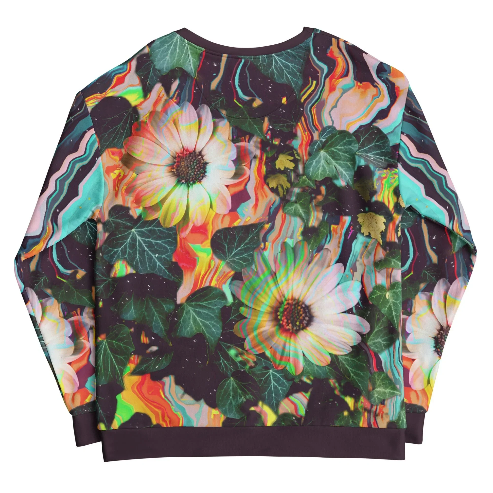 Floral Glitch Sweatshirt